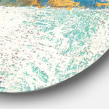 Coastal Pastel seashells III Nautical & Coastal Metal Circle Wall Art