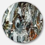 Contemporary Abstract Design Abstract Circle Metal Wall Art