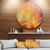 Ambient Canvas Grunge Disc Abstract Circle Metal Wall Art