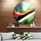 Elegant Color Pattern Disc Abstract Circle Metal Wall Art
