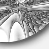 Fractal 3D Magical Depth Abstract Circle Metal Wall Art