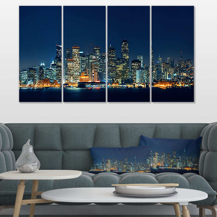 San Francisco Skyline at Night Multi-Panels