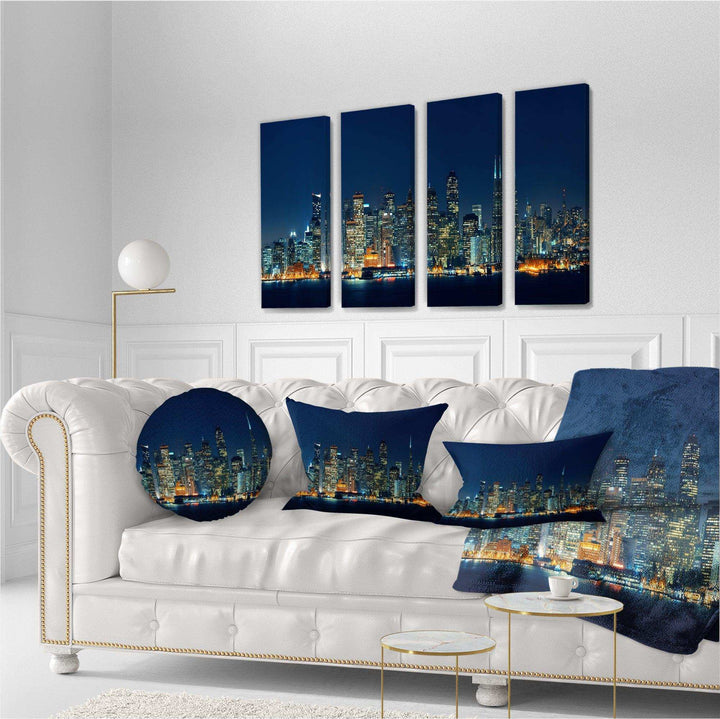 San Francisco Skyline at Night Multi-Panels
