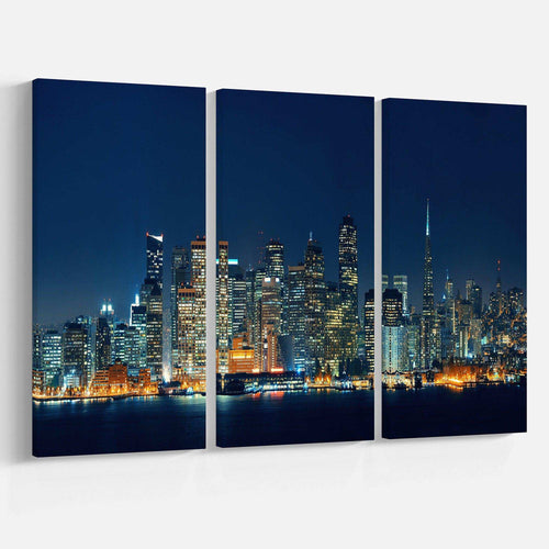 San Francisco Skyline at Night Multi-Panels