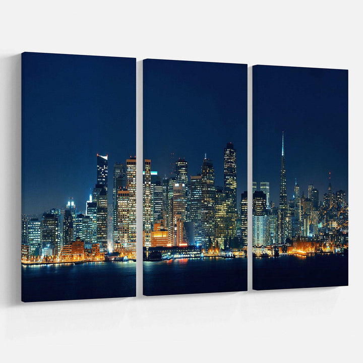 San Francisco Skyline at Night Multi-Panels