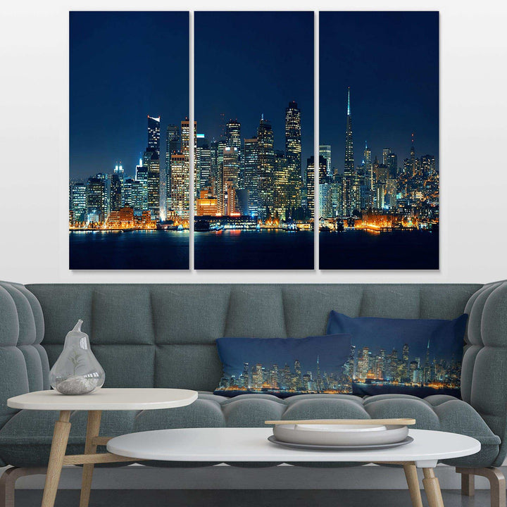 San Francisco Skyline at Night Multi-Panels