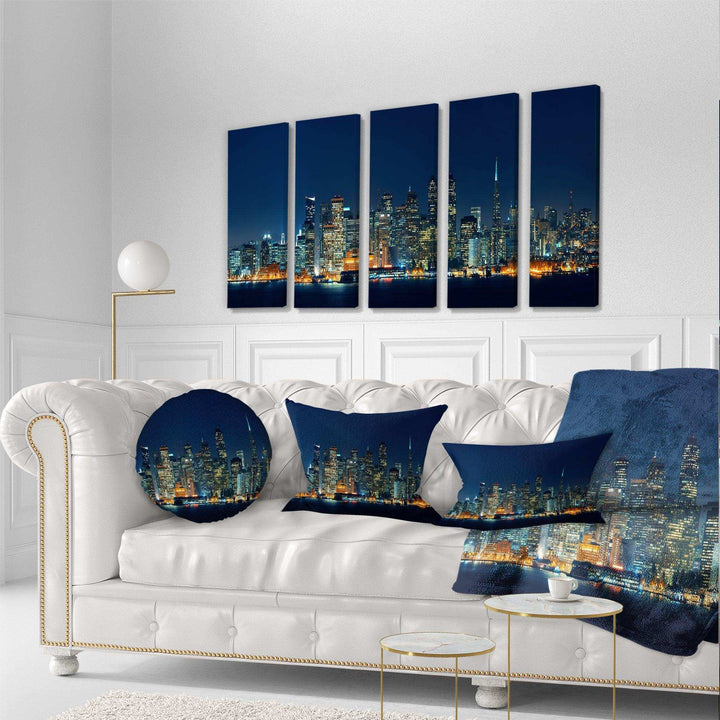 San Francisco Skyline at Night Multi-Panels