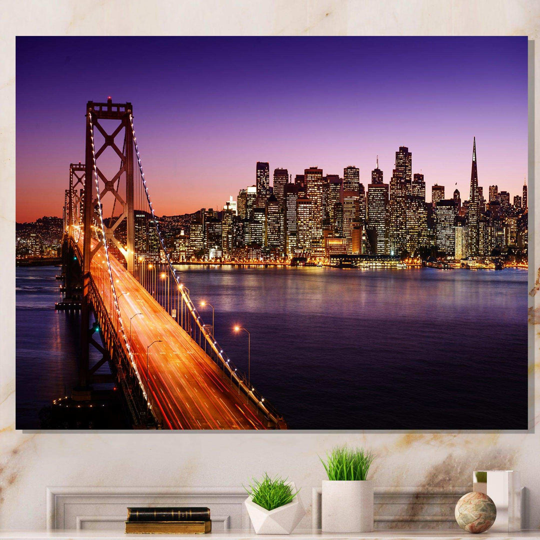 San Francisco skyline and Bay Bridge