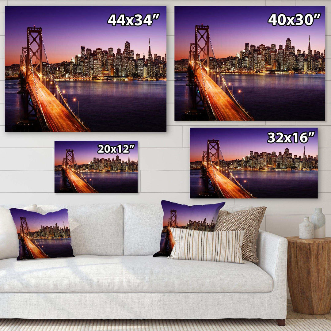 San Francisco skyline and Bay Bridge