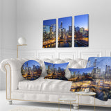 Chicago River with Bridges at Sunset Multi-Panels