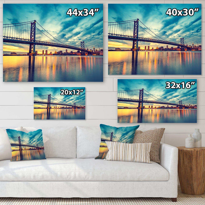 Ben Franklin Bridge in Philadelphia