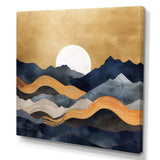 Abstract Mountains Canvas Canvas