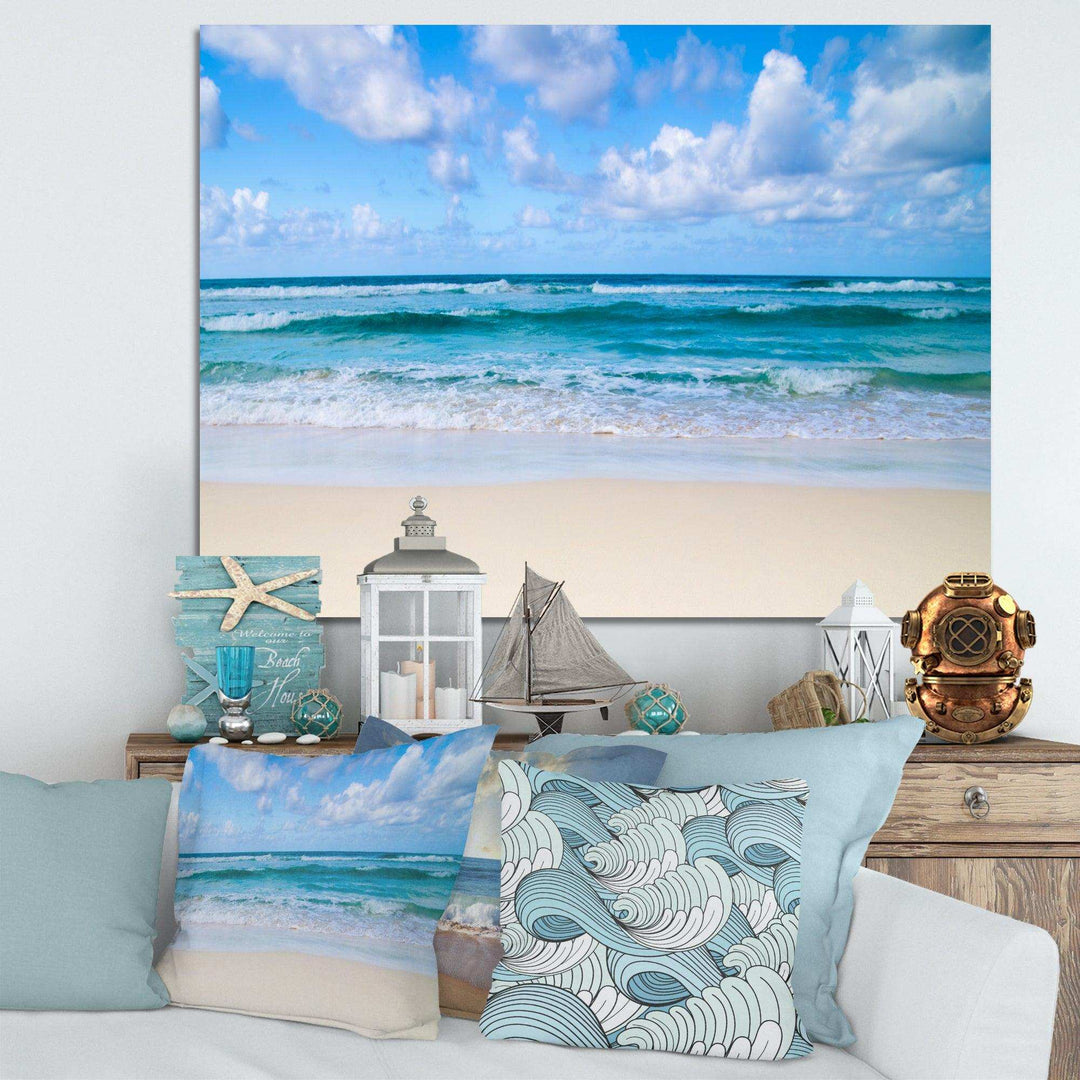 Serene Blue Tropical Beach