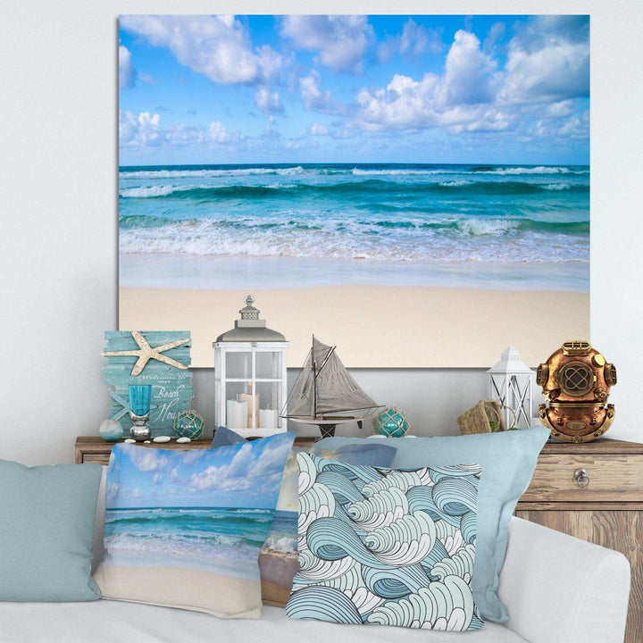 Serene Blue Tropical Beach