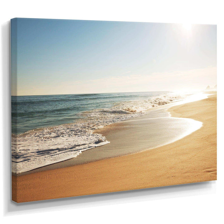 Wide Seashore with Crystal Waters
