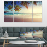 Typical Sunset on Seychelles Beach Multi-Panels