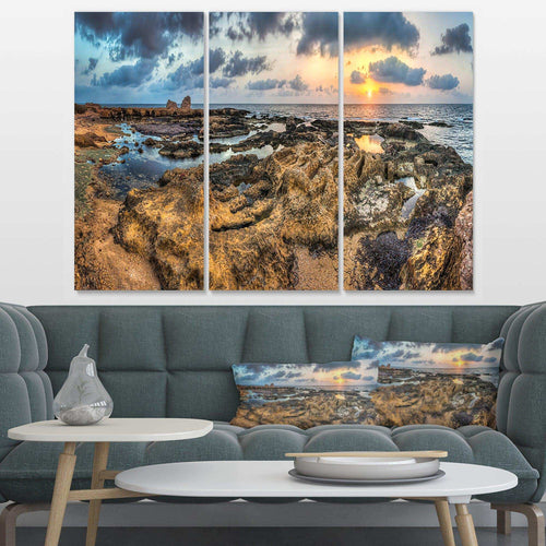 Rocky African Seashore Panorama Multi-Panels