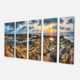 Rocky African Seashore Panorama Multi-Panels