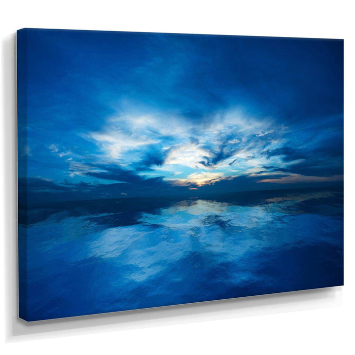Blue Waters and Blue Sky Sunset