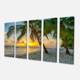 Beach in Caribbean Island of Barbados Multi-Panels