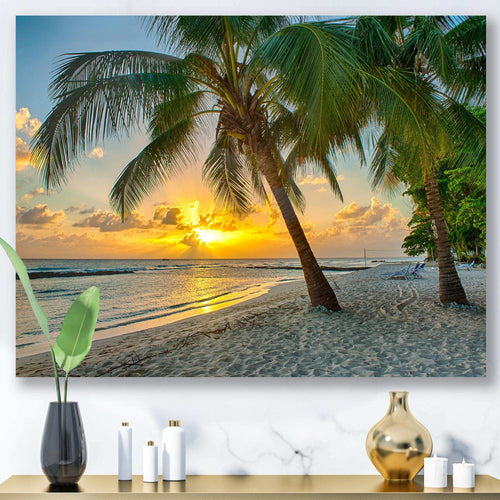 Beach in Caribbean Island of Barbados