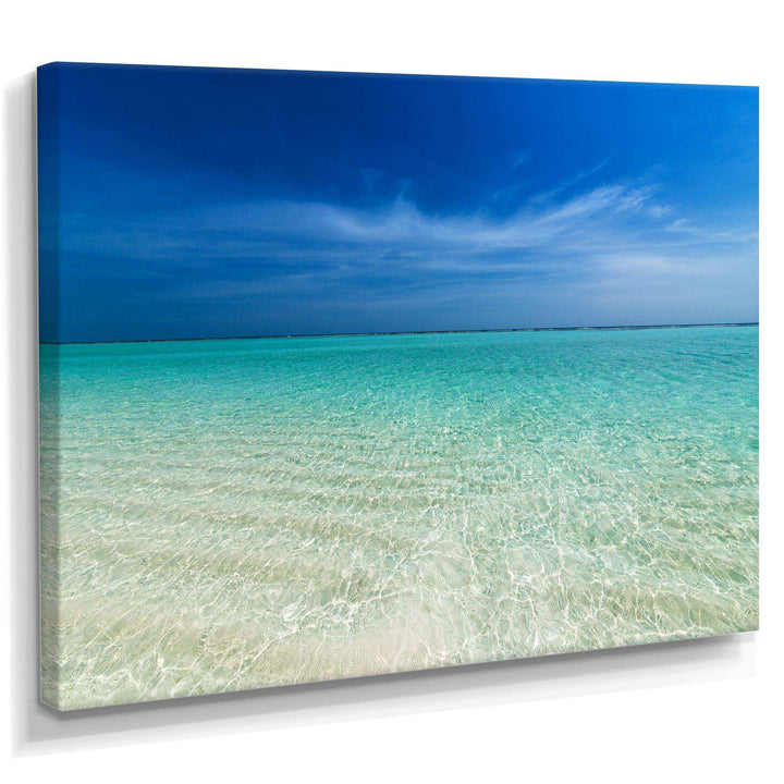 Turquoise Ocean Under Blue Sky