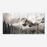 Snow Capped Hills and Bow Lake Multi-Panels