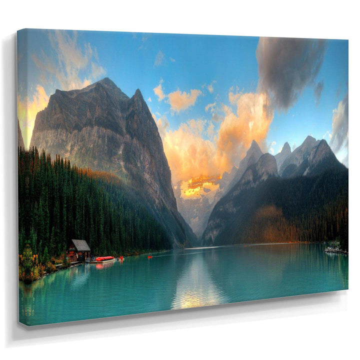 Lake Louise Sunrise Banff Park