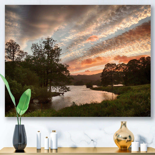 Sunset over Rydal Waters