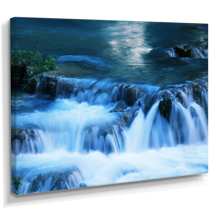 Beautiful Small Blue Waterfalls