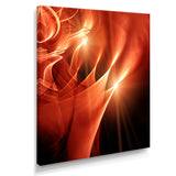 Abstract Warm Brown Fractal Design Canvas Canvas