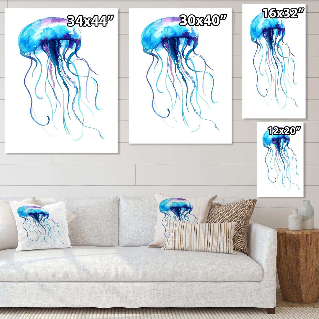 Large Light Blue Jellyfish