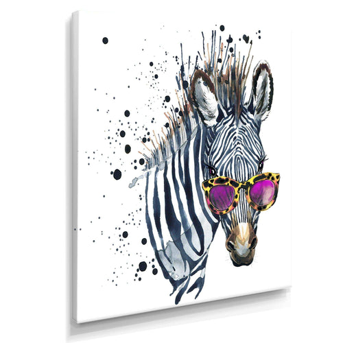 Funny Zebra Watercolor