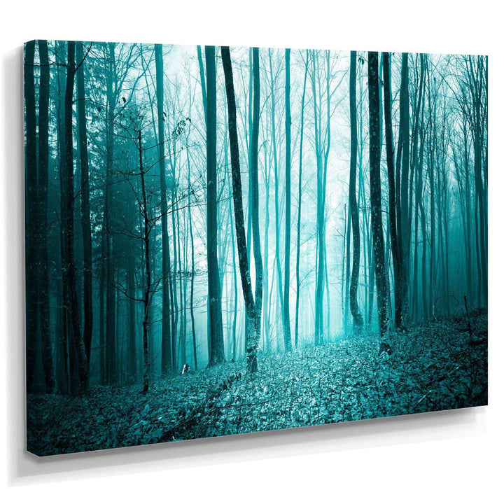 Turquoise Colored Magic Forest