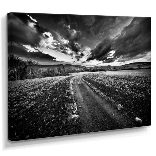 Black White Landscape from Sardinia