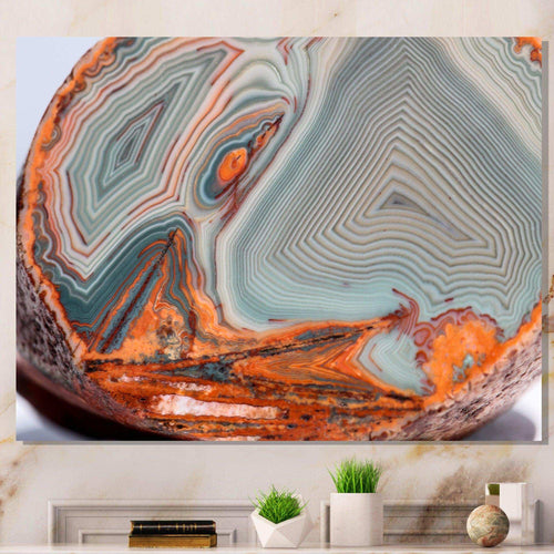 Beautiful Lake Superior Agate - Stone-geode Living Room Wall Decor