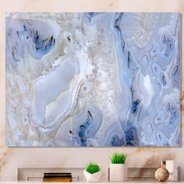 Agate Stone Background - Modern Wall Art Prints