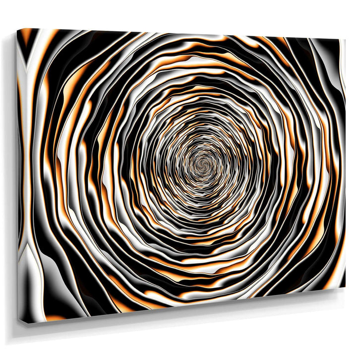 Fractal Rotating Abstract Design - Modern Bedroom Wall Art