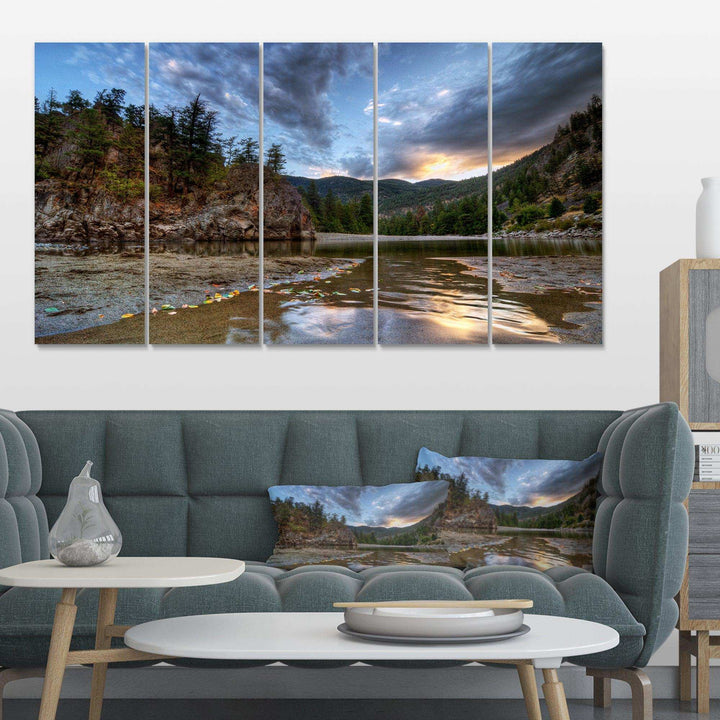 Peaceful Evening at Mountain Creek Multi-Panels