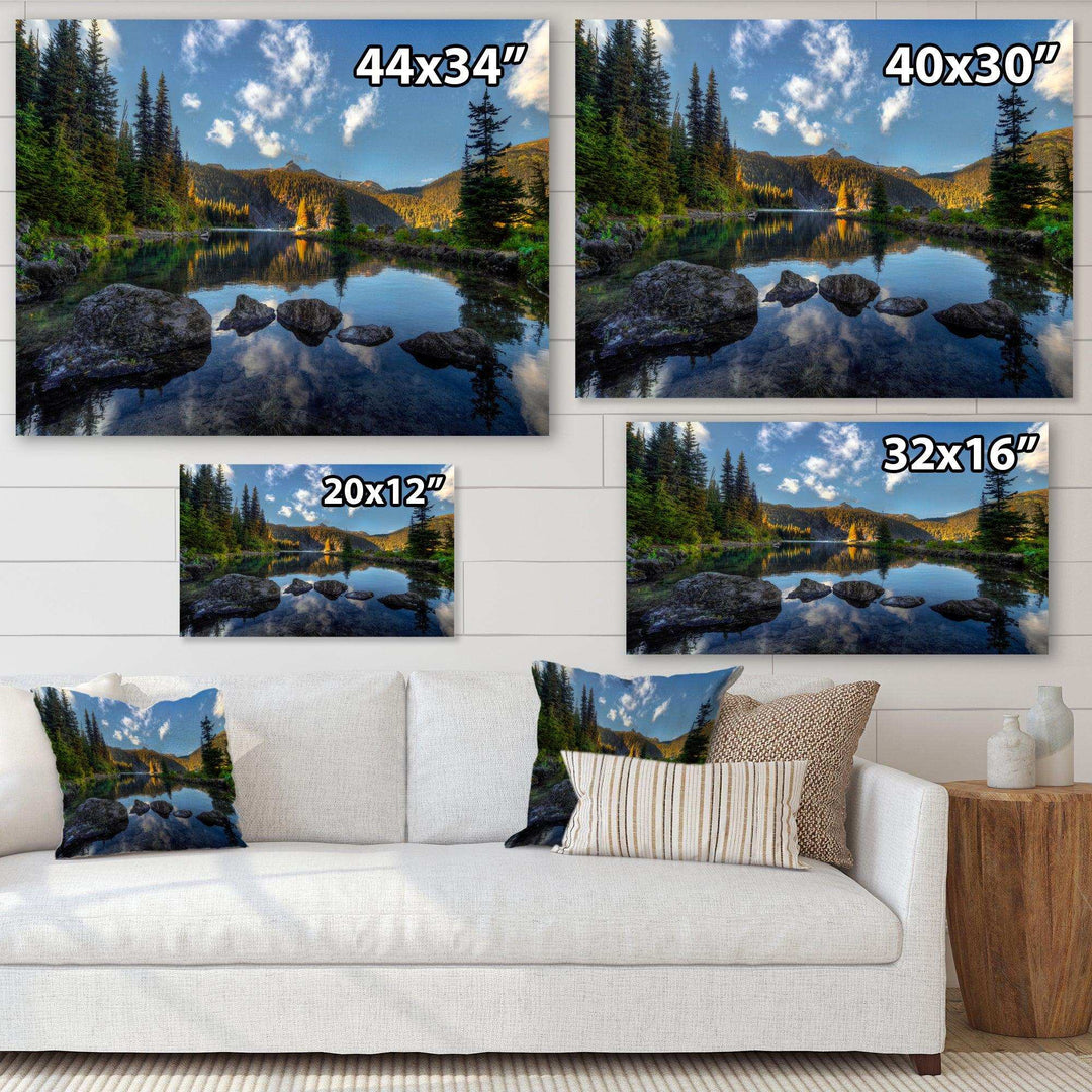 Mountain Lake Surrounded by Trees