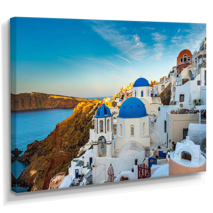 Beautiful Santorin Houses Greece