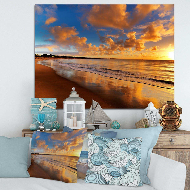 Colorful Sunset on the Beach