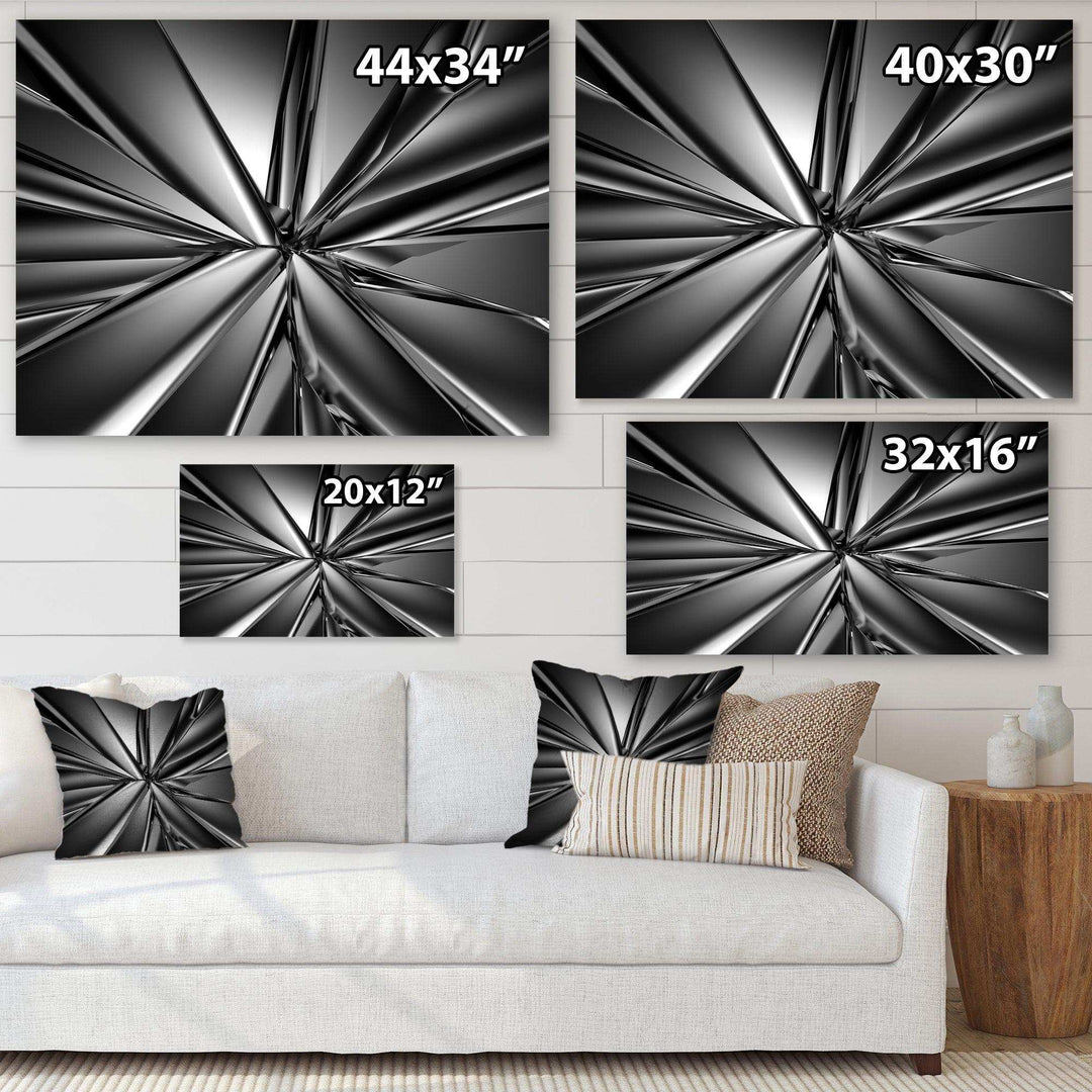 Futuristic Crystal Background - Modern Wall Art Prints