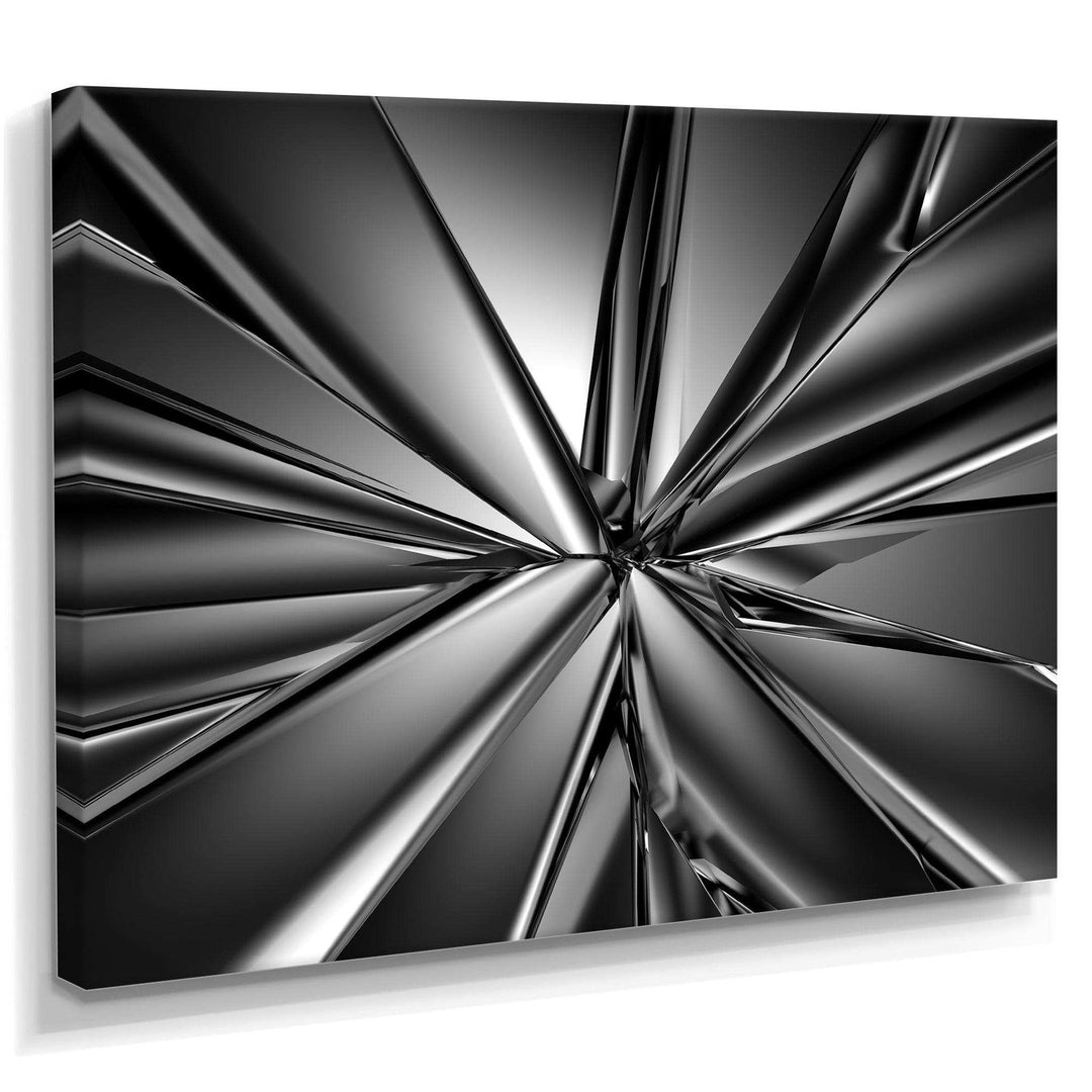 Futuristic Crystal Background - Modern Wall Art Prints