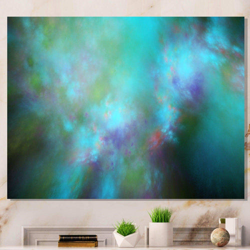 Perfect Blue Starry Sky - Modern Living Room Wall Decor