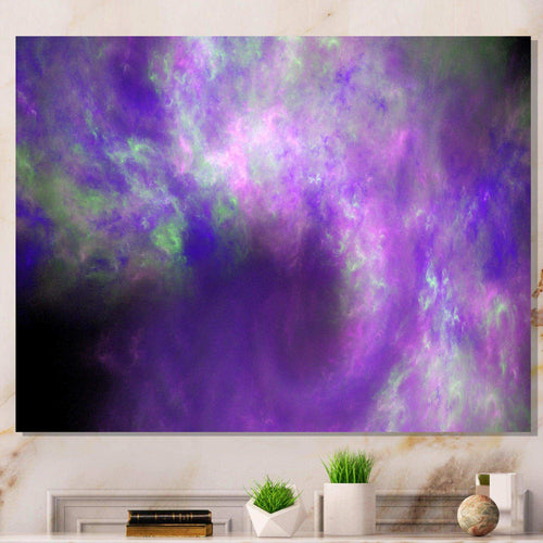 Perfect Light Purple Starry Sky - Modern Wall Art Prints