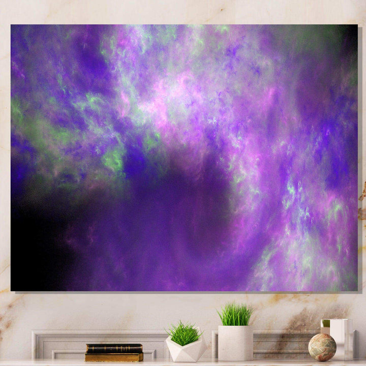 Perfect Light Purple Starry Sky - Modern Wall Art Prints