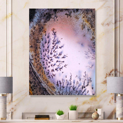 Crystal Dendrite macro - Modern Bedroom Wall Art