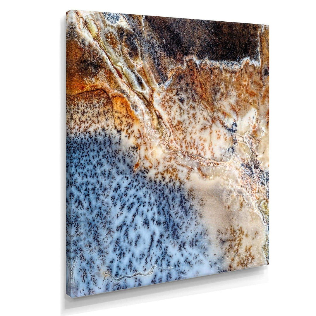 Moss Agate spotted - Modern Canvas Wall Art