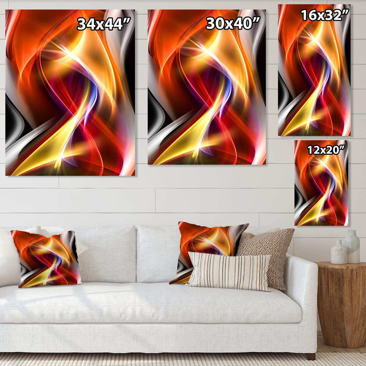Ornament Gray - Modern Canvas Wall Art